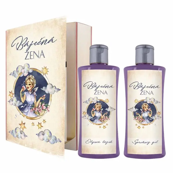 Vrácení Zdarma Bohemia Gifts & Cosmetics Kosmetická sada Báječná žena 2 x 250 ml