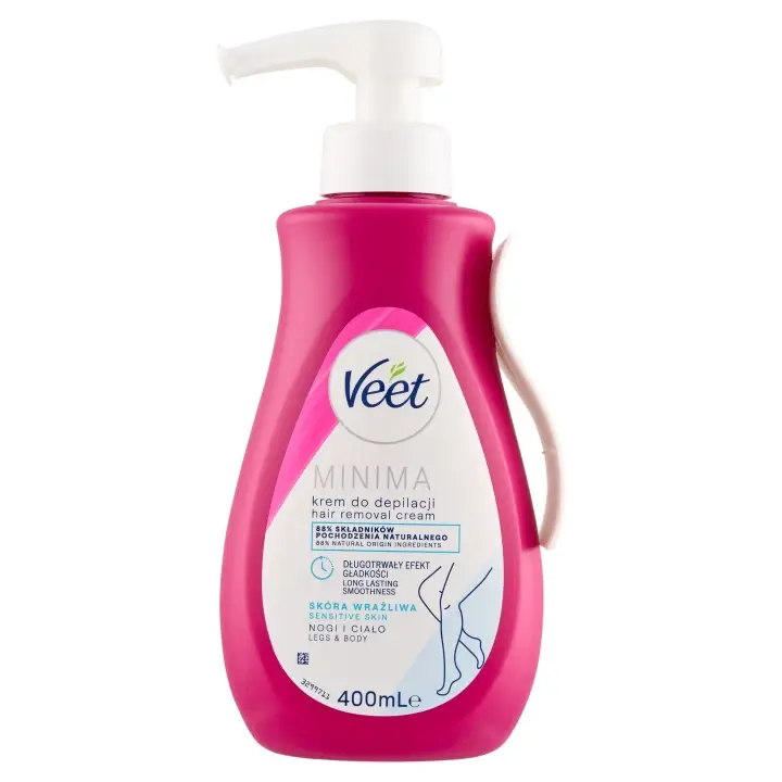 Veet Minima depilační krém pro citlivou pokožku 400 ml Nejprodávanější