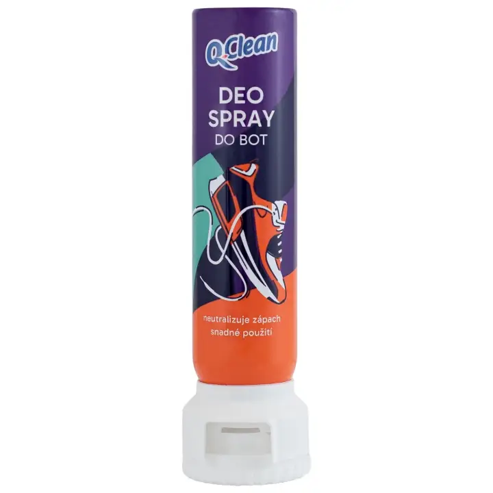 Koupit Online Q-Clean Deo sprej do bot 360° s nástavcem 100 ml