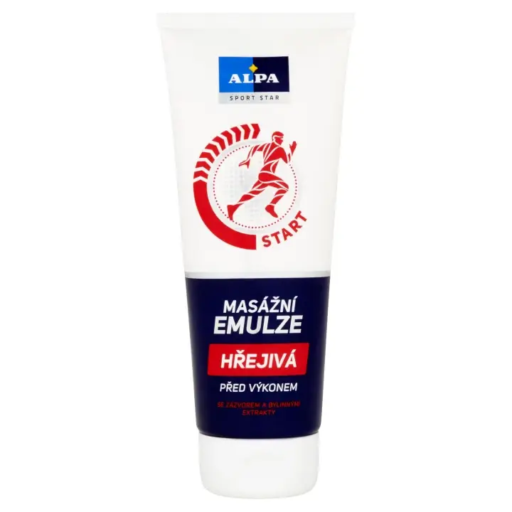Alpa Start Masážní emulze hřejivá 210ml Dokud Zásoby Vydrží