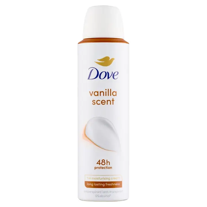 Cenový Hit Dove Antiperspirant sprej Vanilla Scent 150 ml