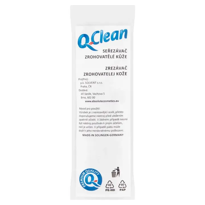 Akční Cena Q-Clean Seřezávač zrohovatělé kůže