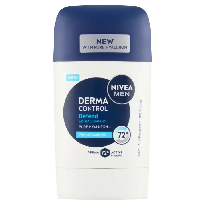 Aktuální Nivea Men Derma Control Defend Tuhý antiperspirant 50 ml