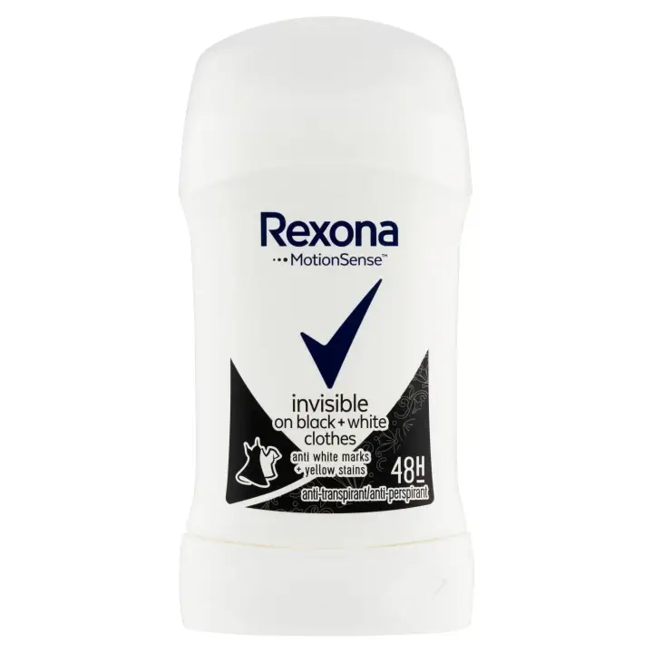 Omezená Nabídka Rexona Invisible Black+White tuhý antiperspirant 40ml