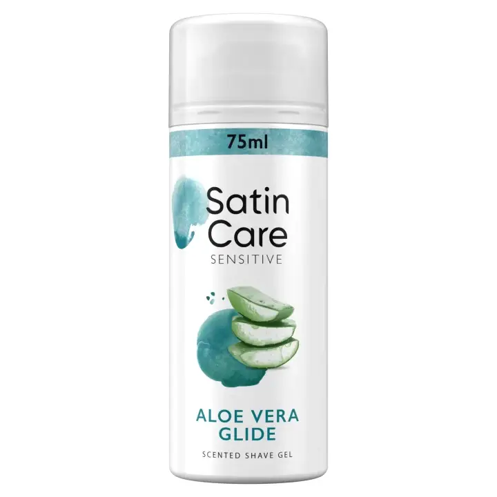 Gillette Satin Care Dámský gel na holení Aloe Vera 75 ml Nakupujte Hned