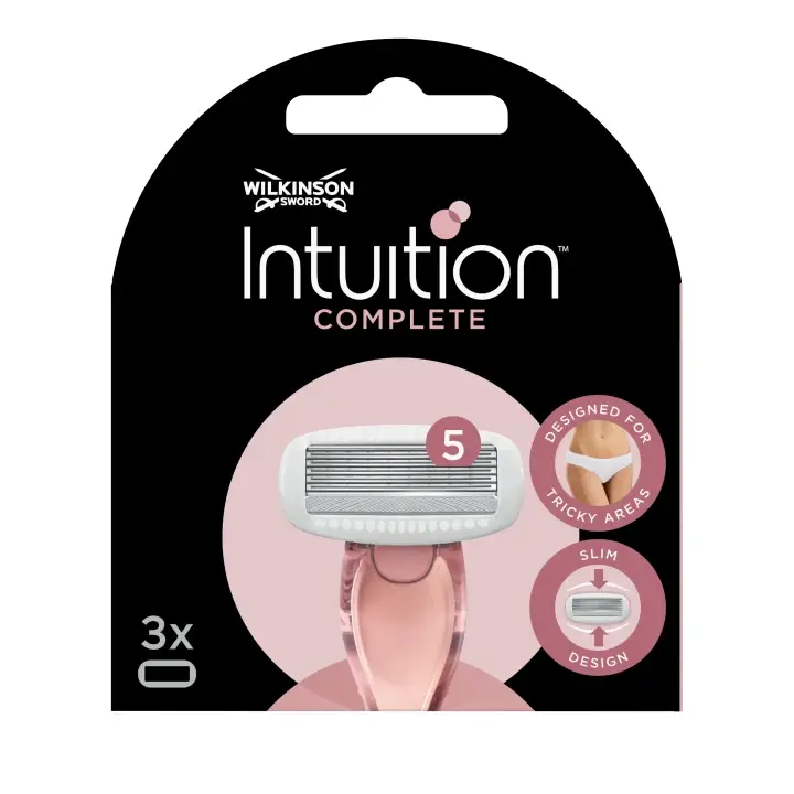 Wilkinson Sword Náhradní holící hlavice Intuition Complete 3 ks Oblíbený