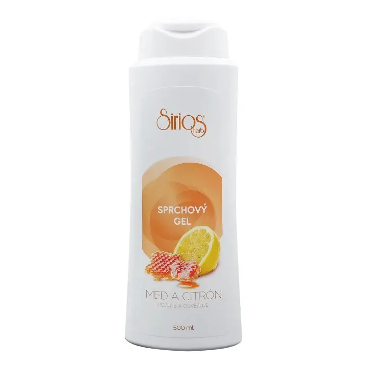 Cenově Výhodný Sirios Herb Sprchový gel Med a citrón 500ml