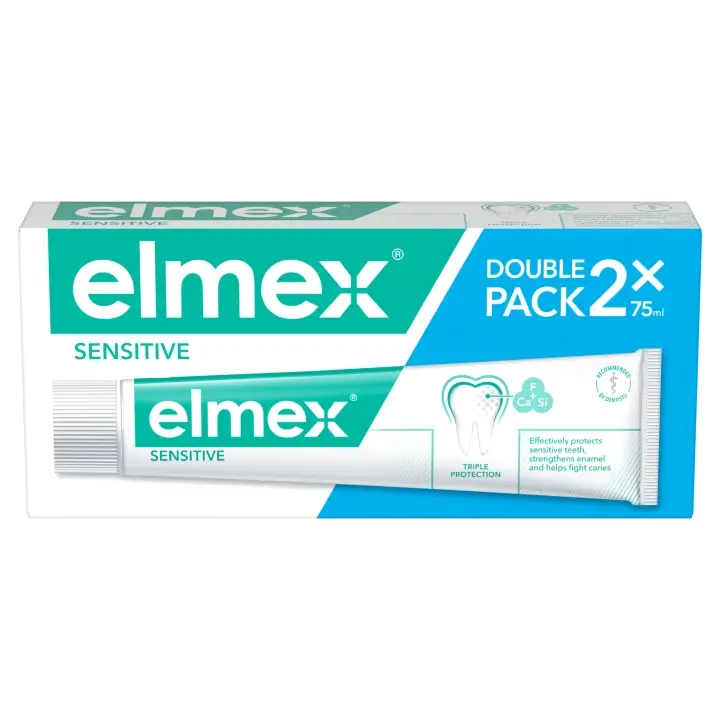 Akční Nabídka elmex® Sensitive Zubní pasta duopack 2 x 75 ml