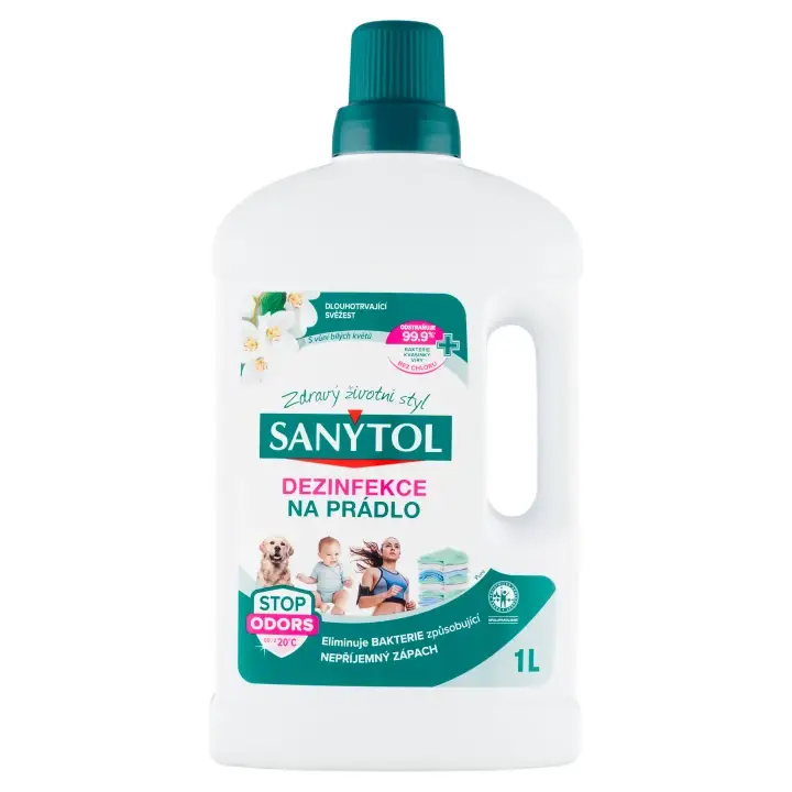 Ověřený Sanytol Dezinfekce na prádlo s vůní bílých květů 22 PD