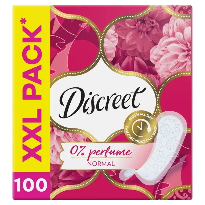 Nová Kolekce Discreet Normal intimky bez parfemace 100 ks