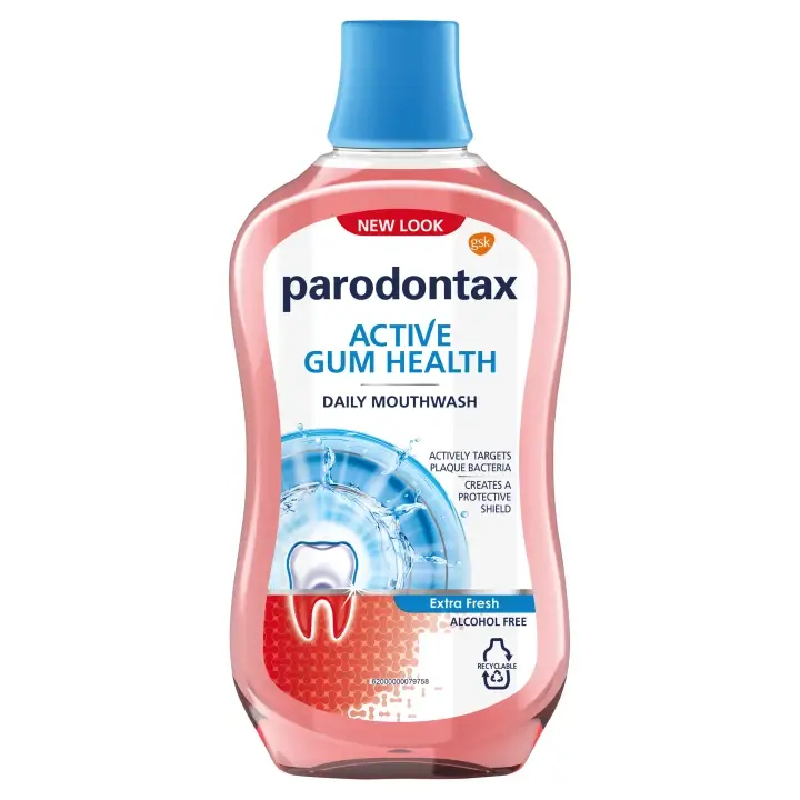Koupit Online Parodontax Advanced Active Gum Health Extra Fresh ústní voda 500 ml