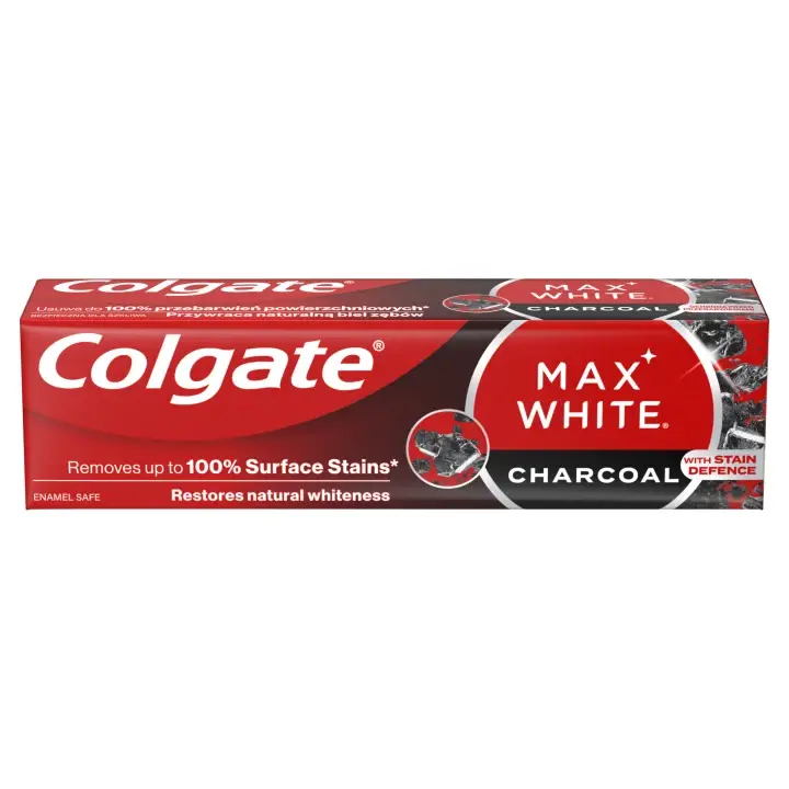Colgate Max White Charcoal bělicí zubní pasta 75ml Hit Sezóny