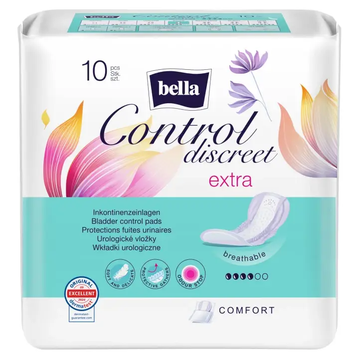 Přímo Od Výrobce Bella Control Discreet Extra urologické vložky 10 ks