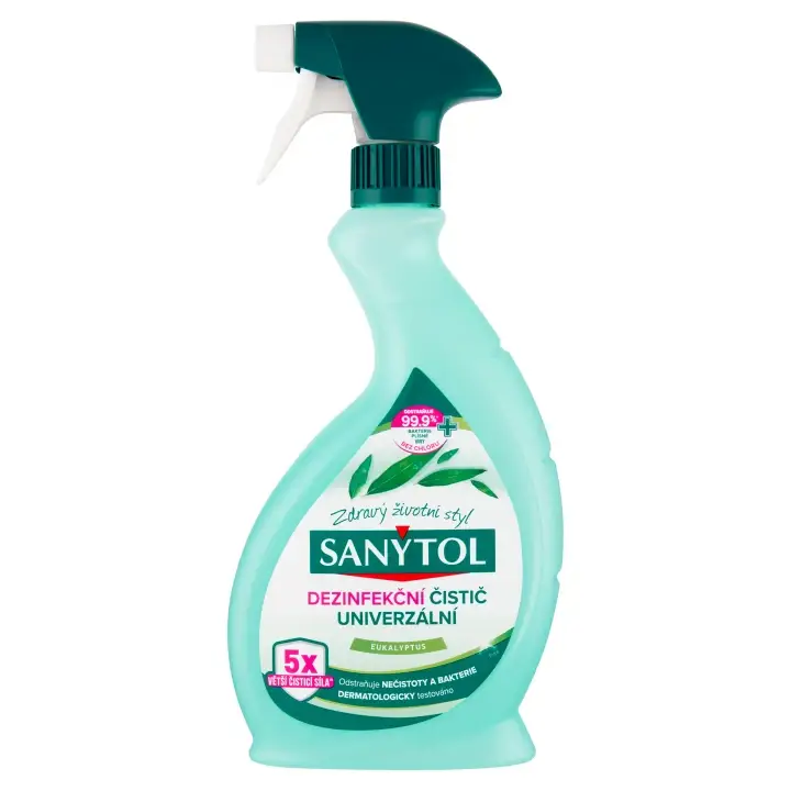Objednat Nyní Sanytol Dezinfekce univerzální čistič vůně eukalyptu 500 ml