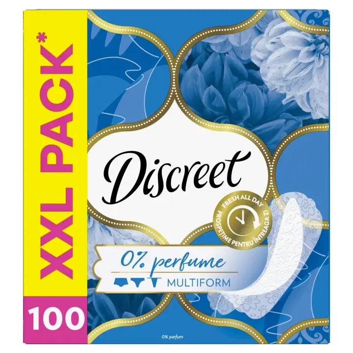 Aktuální Discreet Multiform intimky bez parfemace 100 ks