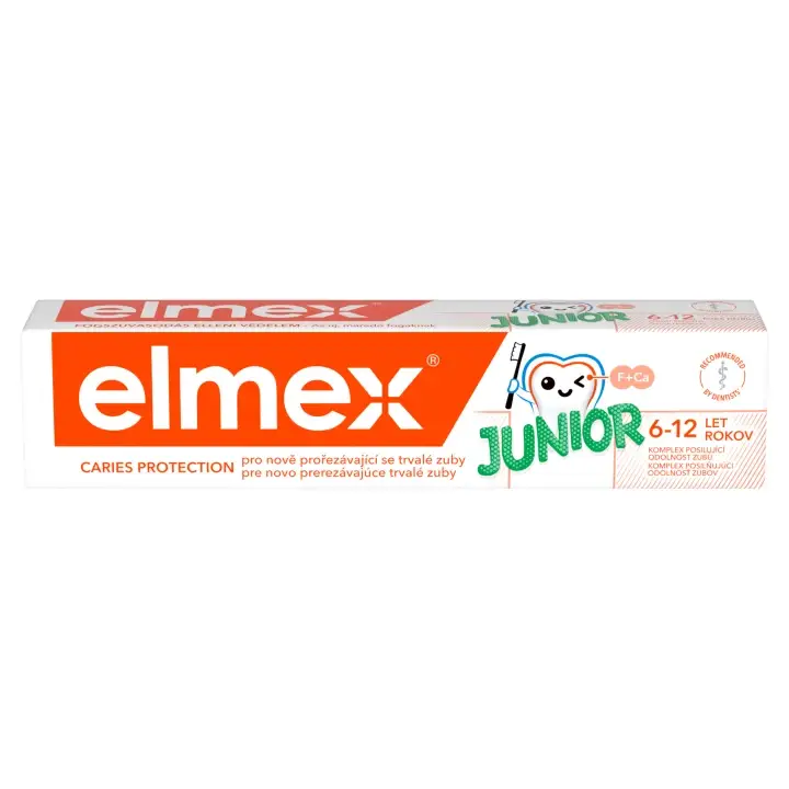 Doprava Zdarma elmex® Junior zubní pasta pro děti ve věku 6-12 let 75 ml