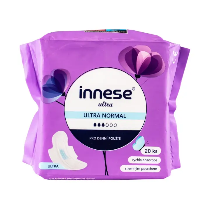 innese ULTRA NORMAL Hygienické vložky s křidélky 20 ks Vrácení Zdarma
