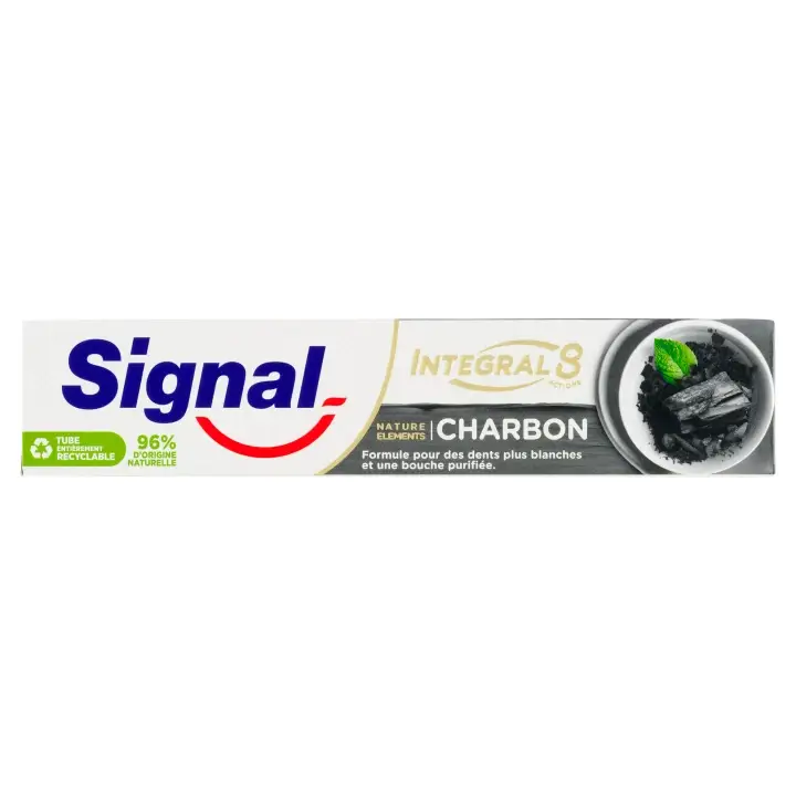 Signal Nature Elements Integral 8 Charcoal Zubní pasta 75 ml Nízká Cena