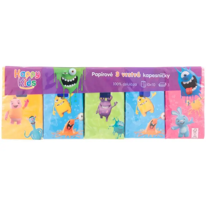 Top Prodej Happy Kids Papírové kapesníčky 3vrstvé
