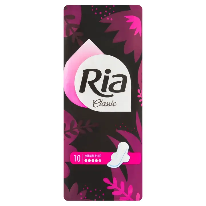 Nakupujte Hned Ria Classic Normal Plus Menstruační vložky s křidélky 10 ks