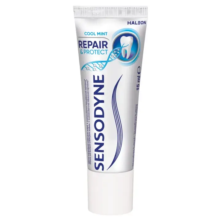 Ihned K Objednání Sensodyne Repair & Protect Cool Mint Zubní pasta s fluoridem 15 ml