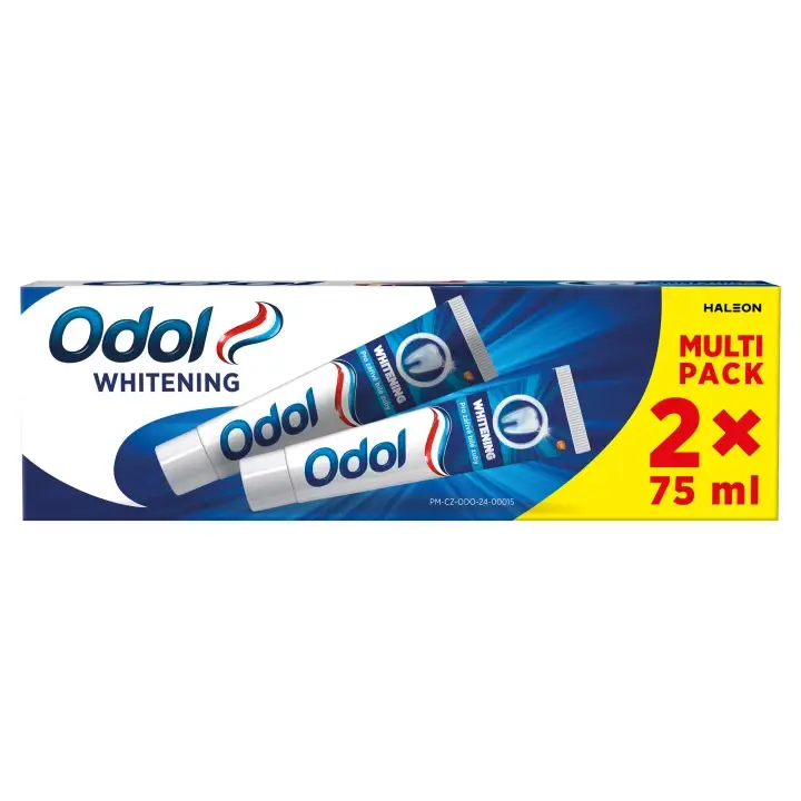 Odol Whitening Zubní pasta s fluoridem 2 x 75 ml Tovární Cena