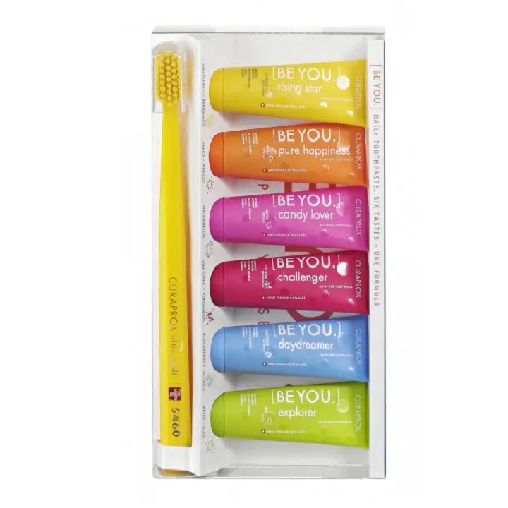 CURAPROX BE YOU Combipack Set zubní pasty s kartáčkem Časově Omezené