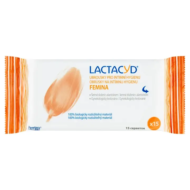 Lactacyd Femina Ubrousky pro intimní hygienu 15 ks Must-Have