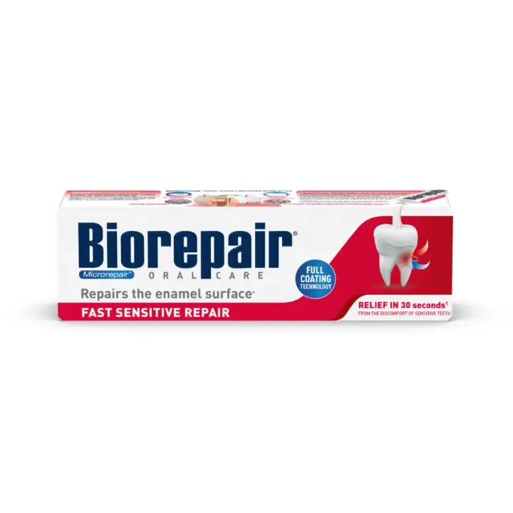 Expresní Doručení Biorepair Fast Sensitive Repair Zubní pasta 75 ml