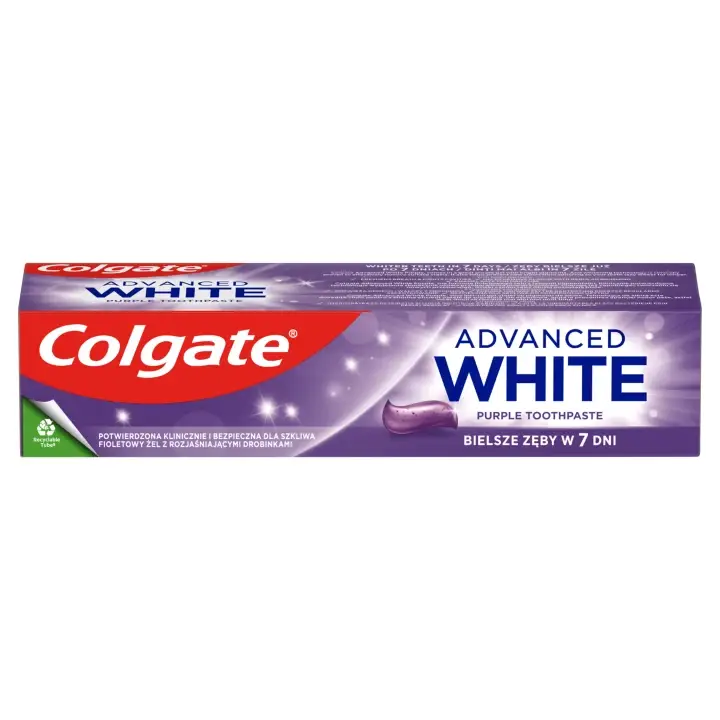 Zubní pasta Colgate Advanced White Purple 75ml Přímo Od Výrobce