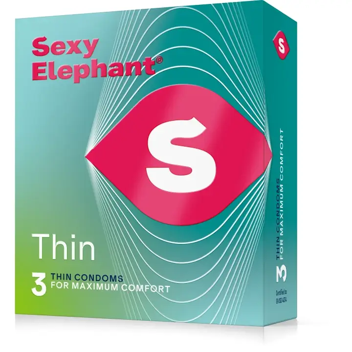 Sexy Elephant Kondomy tenké 3 ks Bezpečná Platba