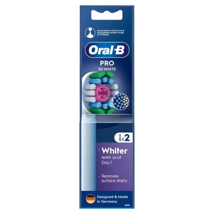 Cenová Bomba Oral-B Pro 3D White Kartáčkové hlavy 2 ks