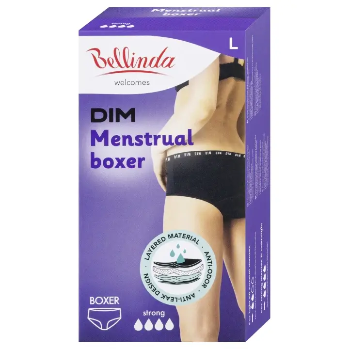 Bellinda Menstruační boxerky pro silnou menstruaci vel.L, 1ks Časově Omezené