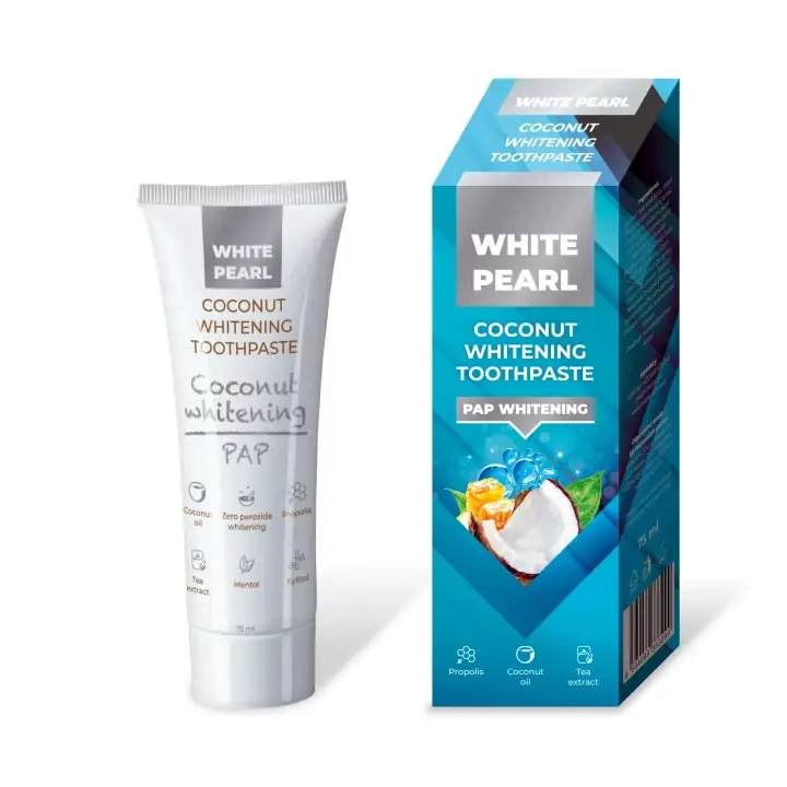White Pearl PAP Coconut Whitening Zubní pasta 75 ml Kup Teď