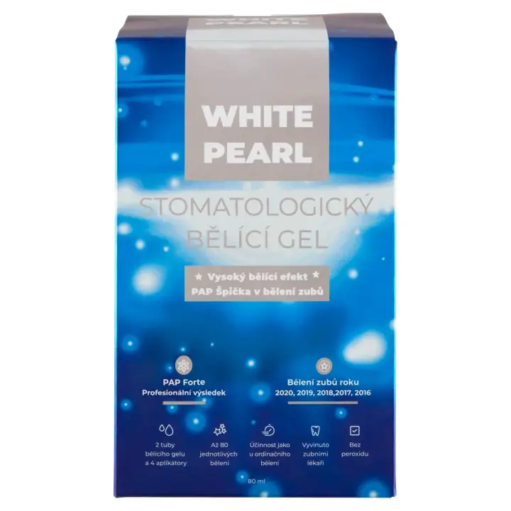 White Pearl Stomatologický bělící gel 80 ml Autentický
