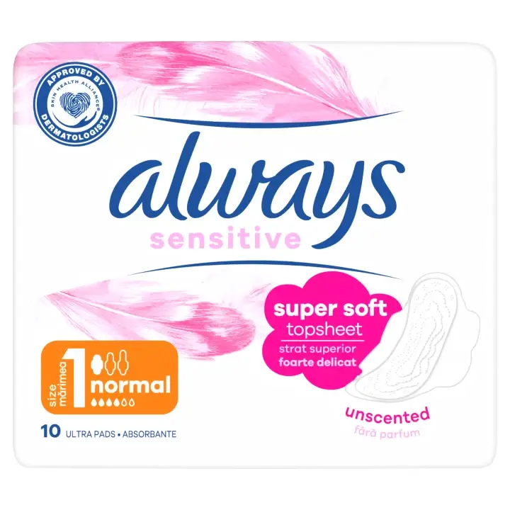 Always Platinum Normal Hygienické vložky s křidélky 10 ks Cenově Výhodný