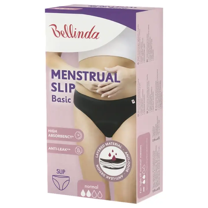 Bellinda Menstruační kalhotky Basic černé XS Expresní Doručení