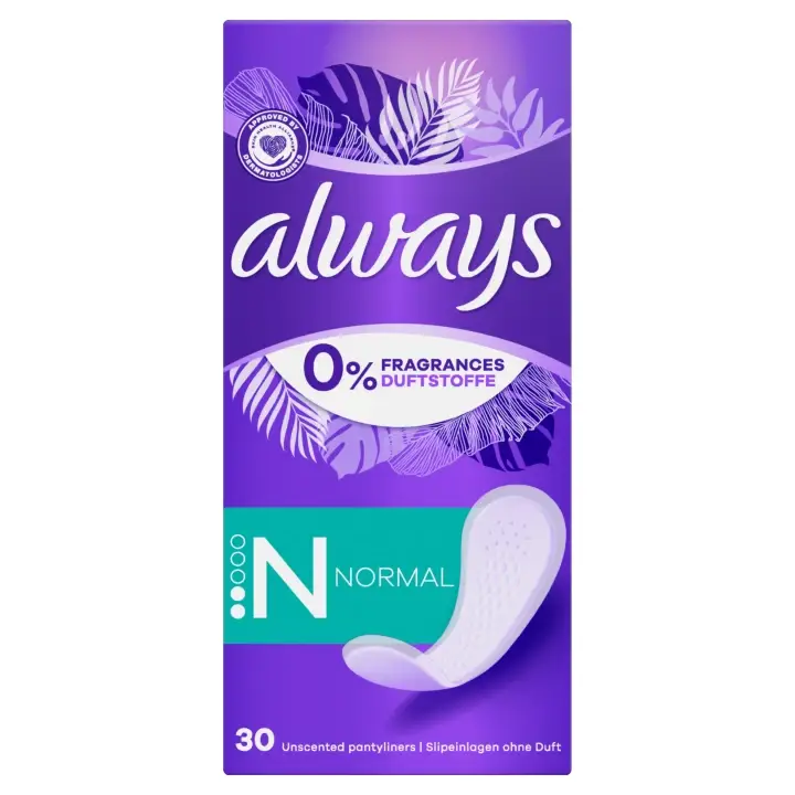 Always Daily Fresh Normal Intimky 0 % parfemace a barviv 30 ks Cenový Hit