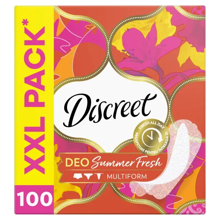 Super Cena Discreet Intimky Prodyšné intimky Multiform Summer Fresh 100 ks