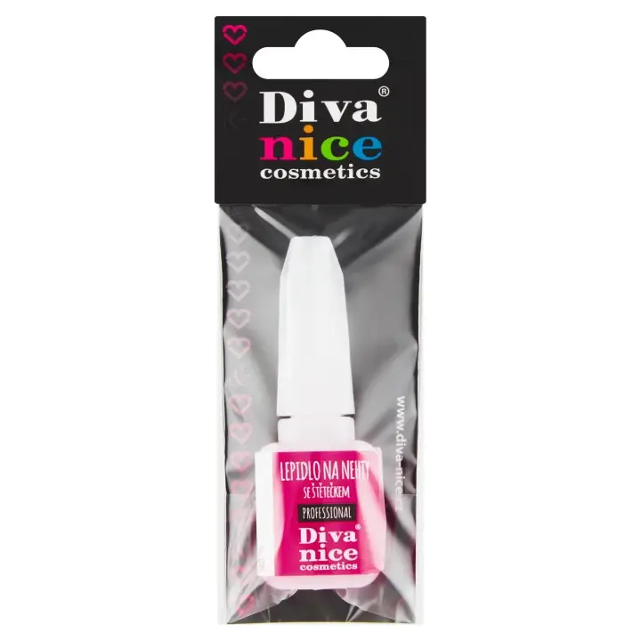 Diva & Nice Professional lepidlo na nehty se štětečkem 7g Koupit Online