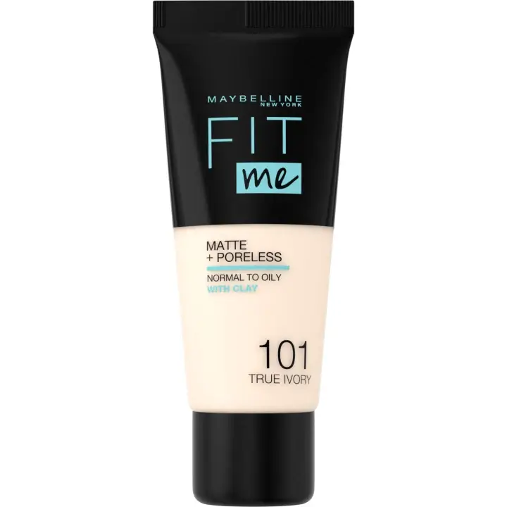 Aktuální Maybelline Fit Me! Matte + Poreless 101 True Ivory make-up