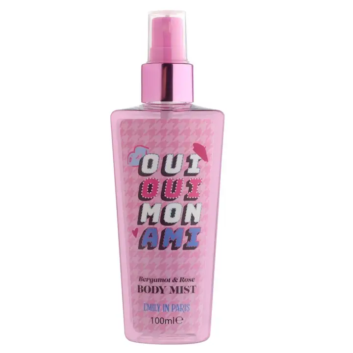 Tělová mlha Bergamot a Růže EMILY IN PARIS 100 ml Expresní Doručení