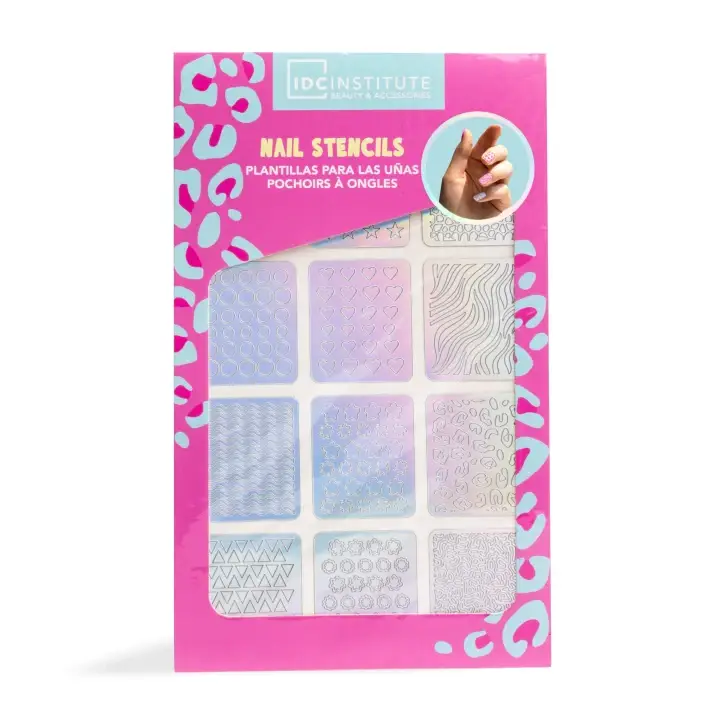 Finální Výprodej IDC INSTITUTE Holografické šablony na nail art manikúru