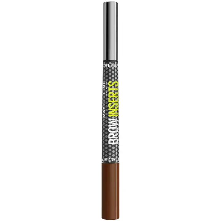 Maybelline New York Brow Inserts Medium Brown 4 Fixa na obočí s trojitým hrotem 1 ks Přímo Od Výrobce