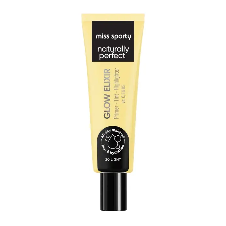 Ihned K Objednání Miss Sporty Podkladová báze Naturaly Perfect Glow Elixir 20 Ligh 20 ml