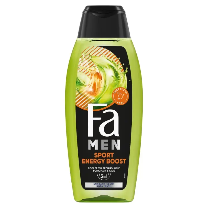 Fa Men Sport Energy Boost sprchový gel 3v1 400 ml Akční Cena