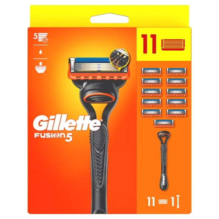 Akce Gillette Fusion5 Pánský holicí strojek + 11 náhradních hlavic