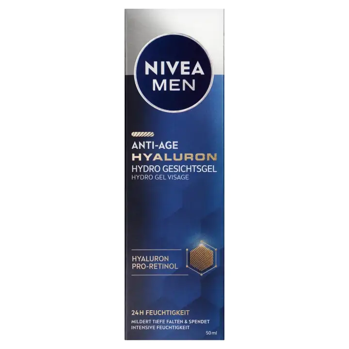 Akční Cena Nivea Men Anti-Age Hyaluron Osvěžující pleťový gel 50 ml
