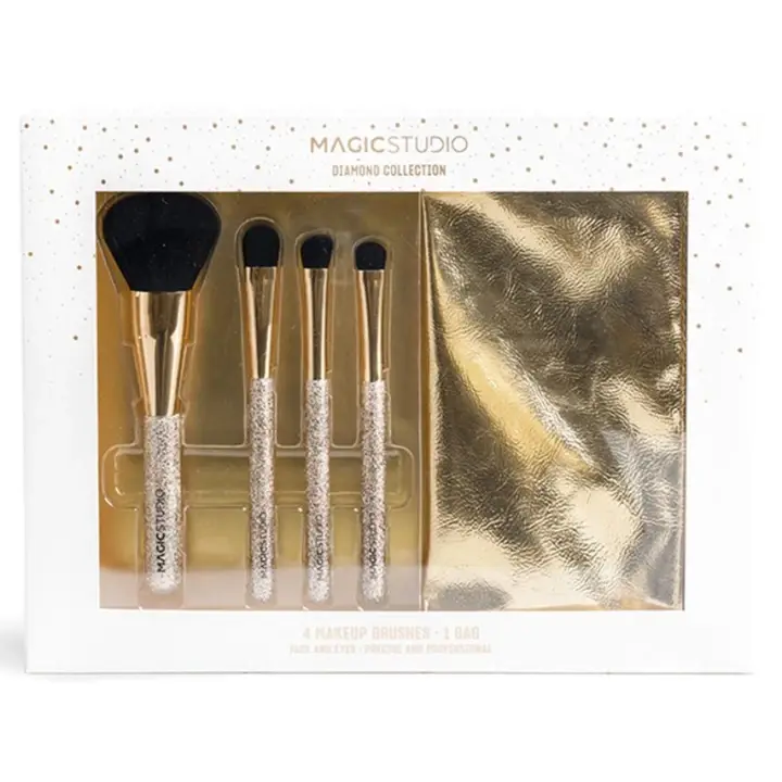 Magic Studio Diamond Kompletní sada kosmetických štětců s taštičkou Rychlé Dodání