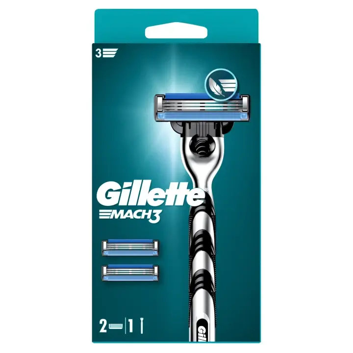 Cenová Bomba Gillette Mach3 Pánský holicí strojek + 1 náhradní holicí hlavice